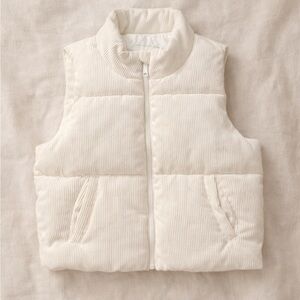 White Puffer Vest for Girls RSQ XL